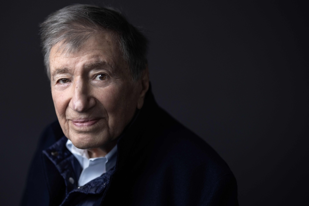French biochemist and endocrinologist Etienne-Emile Baulieu, poses during a photo session at the Kremlin-Bicetre hospital in Kremlin-Bicetre, outside Paris, on March 17, 2023. The inventor of the abortion pill has died aged 98, his wife announced on May 30, 2025. — AFP pic