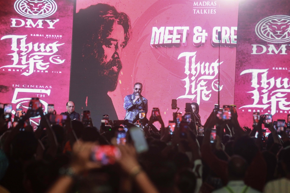 Recollecting his first visit to Malaysia at the age of 21, Kamal said the overwhelming love from his Malaysian fans inspired him to continue scaling to greater heights. — Picture by Sayuti Zainudin