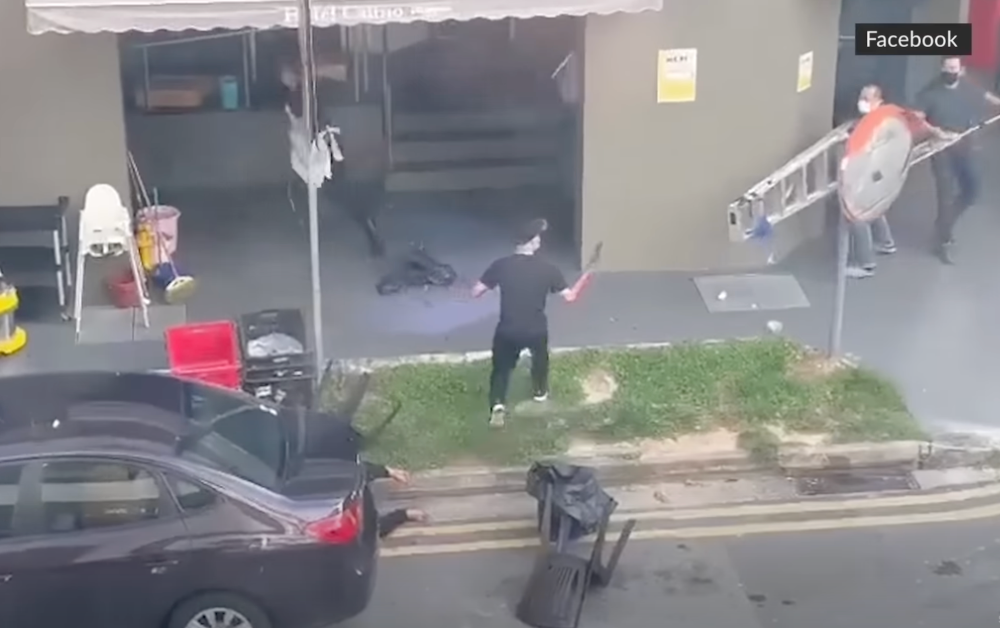 The April 14, 2022, attack was widely circulated online, prompting bystanders to intervene using makeshift tools until police subdued Cheng Guoyuan with a Taser.