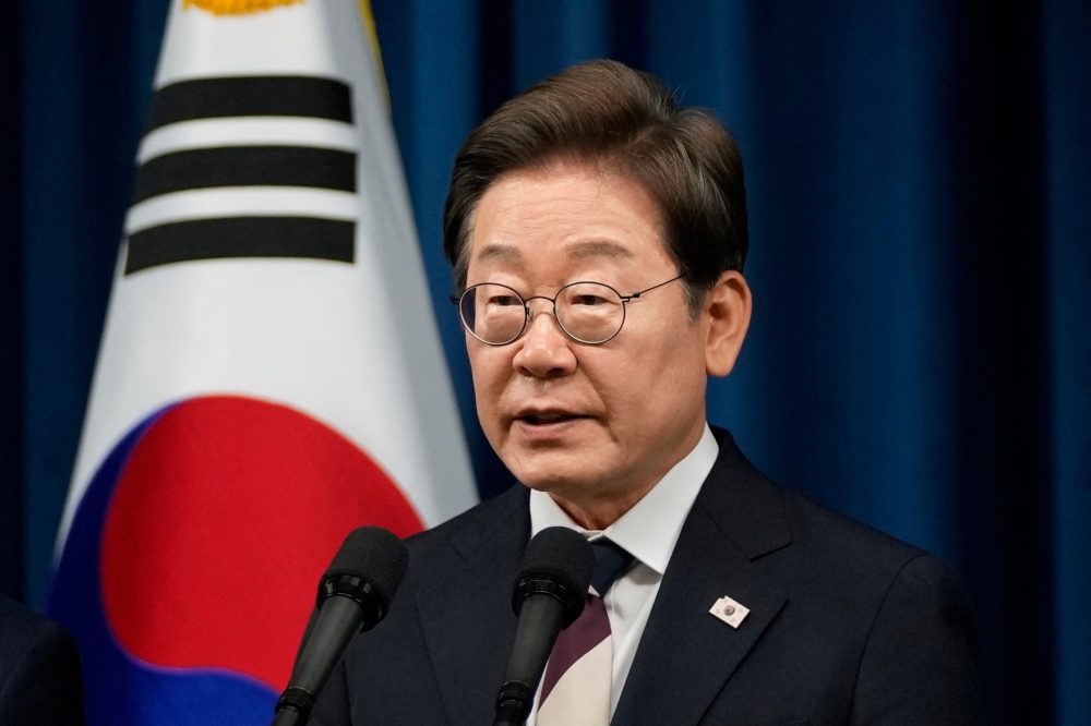 South Korean President Lee Jae-myung speaks during a press conference at the Presidential office in Seoul, South Korea, Wednesday, June 4, 2025. — Reuters pic 