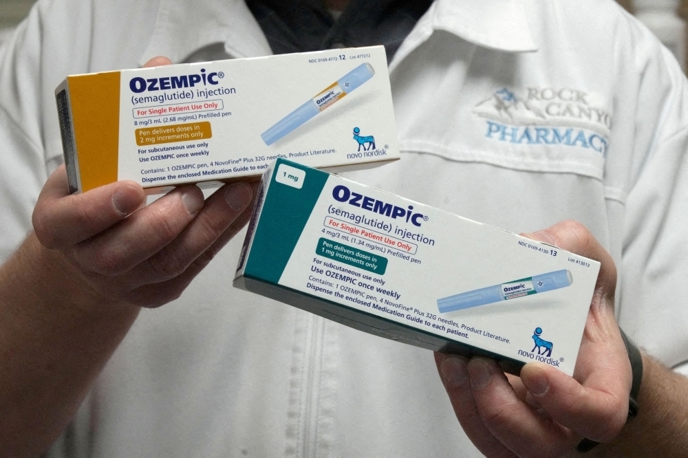 Ozempic is a medication primarily approved for managing type 2 diabetes. — Reuters pic