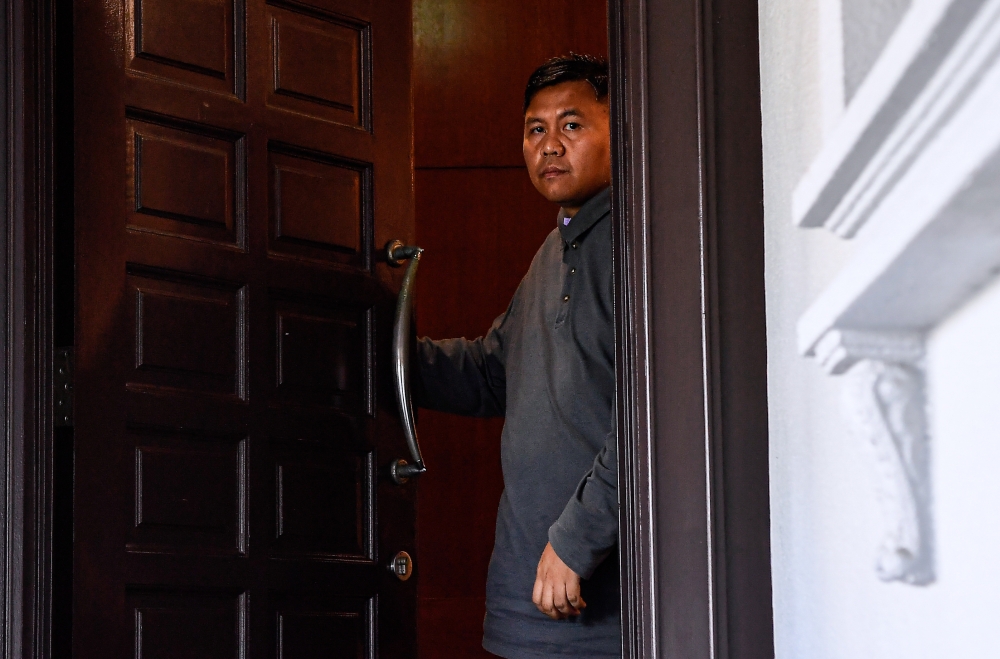 Mohd Fairuz Al-Fatah Badarudin, 40, who is also a former special officer at the university, is accused of forging authorisation letters for fraudulent purposes involving a total of RM826,481.29. — Bernama pic 