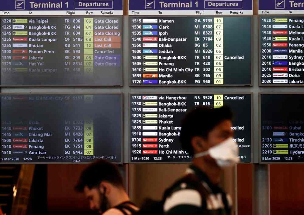 Changi Airport Terminal 1, where an Australian man was arrested over two alleged cases of shop theft. — Reuters file pic