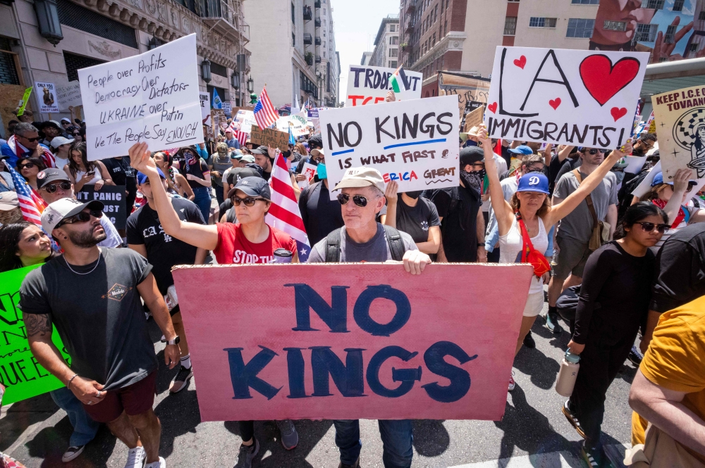 Arthur Folasa Ah Loo, 39, was shot dead at the Salt Lake City “No Kings” protest on June 14, 2025 during a ‘No Kings’ rally against US President Donald Trump on his 79th birthday, one of hundreds that took place across the US. — AFP pic