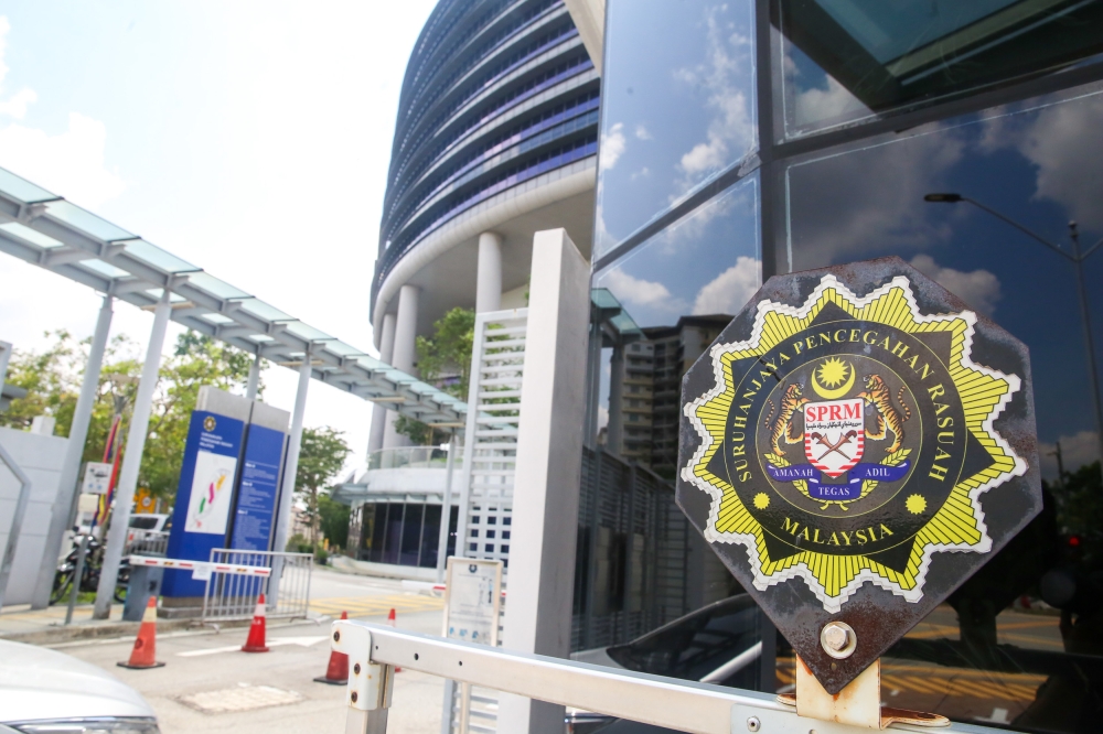 MACC chief Tan Sri Azam Baki told reporters that the individuals are in the process of being arrested and notified about their court dates. — Picture by Choo Choy May