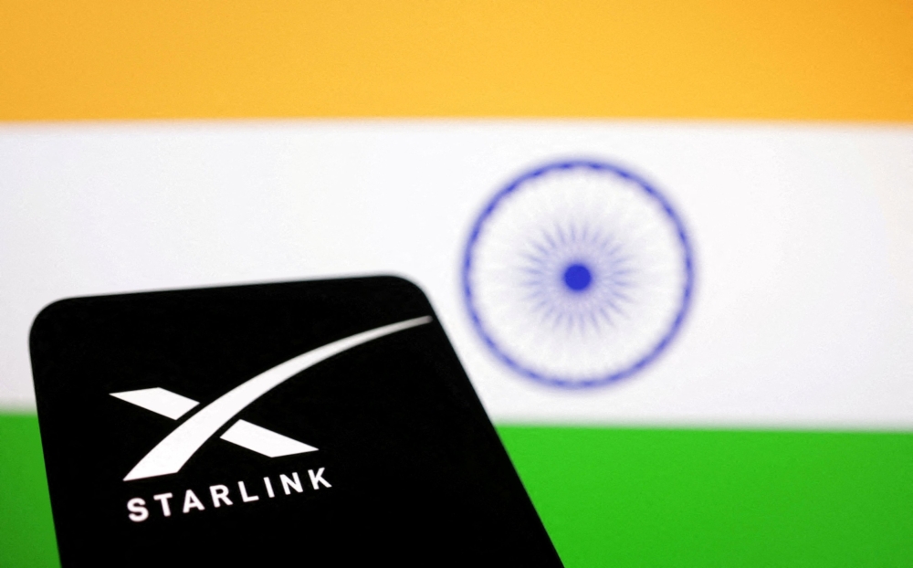 Starlink has been waiting since 2022 for licences to operate commercially in India. — Reuters pic