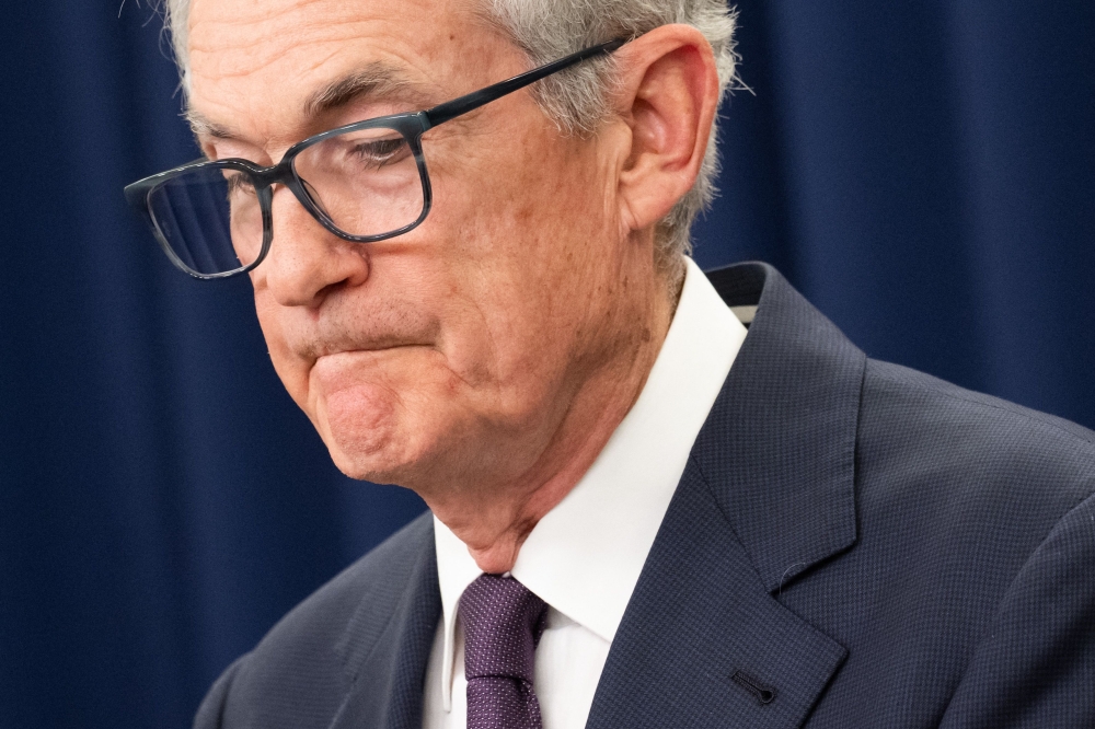 Chair of the US Federal Reserve Jerome Powell speaks during a press conference following the Federal Open Market Committee meeting in Washington June 18, 2025. — AFP pic