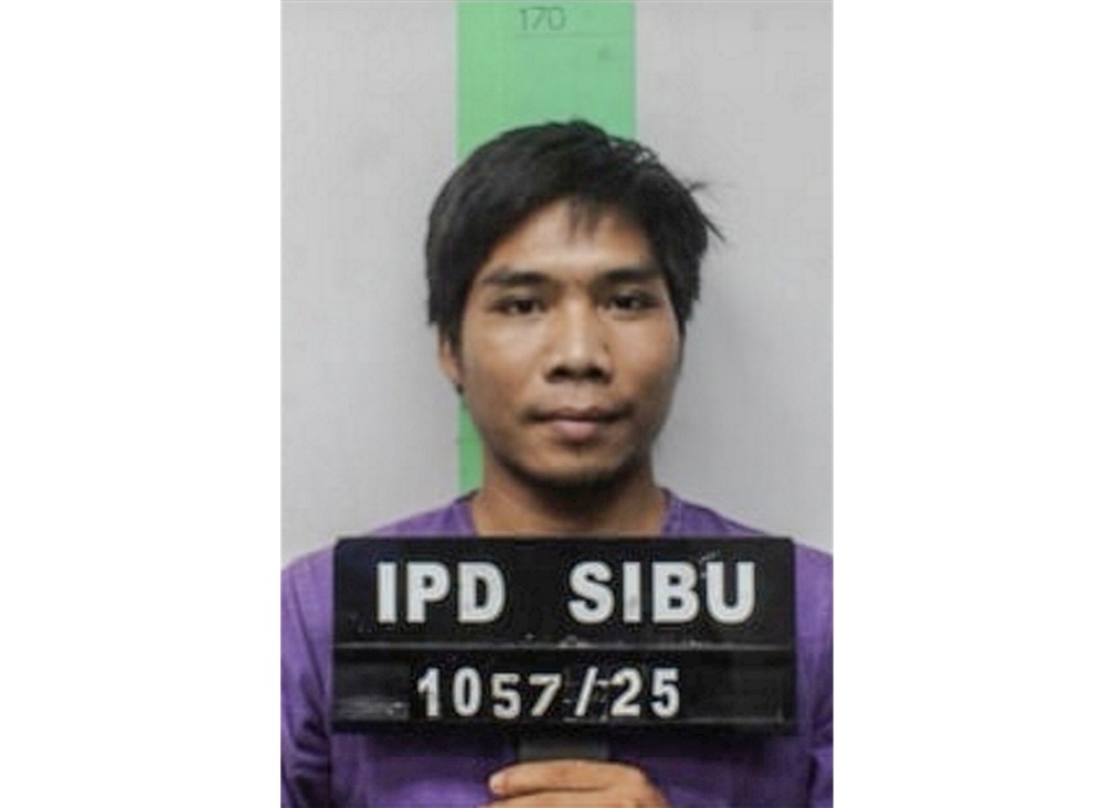 Sibu police launch manhunt after rape suspect escapes in handcuffs and purple lockup uniform
