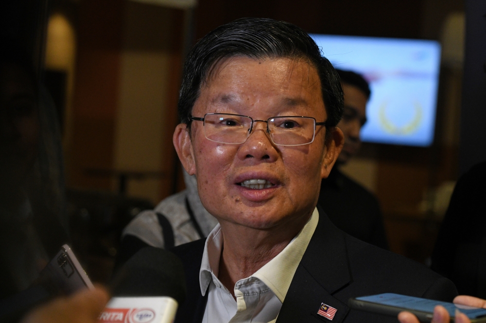 Penang chief minister Chow Kon Yeow has reiterated his call to Putrajaya to consider the state’s request for the federal government to share the taxes collected from the state. — Bernama pic