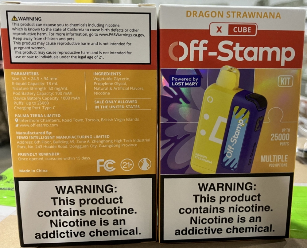 Confiscated Chinese-made vapes seized are shown in this handout photo released on June 17, 2025. —Reuters pic