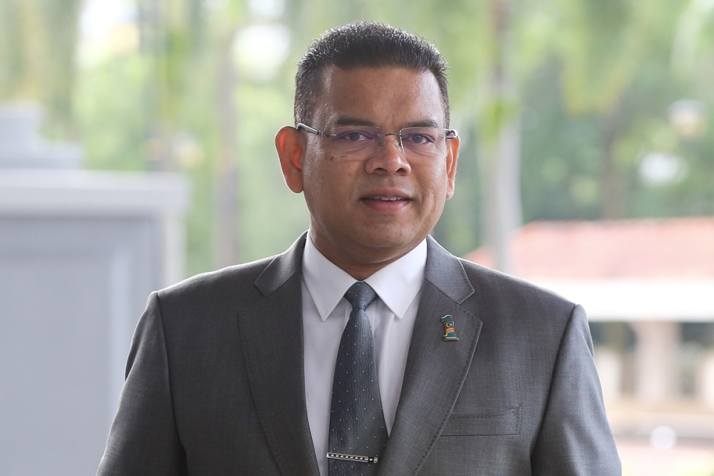 Datuk Lokman Noor Adam reportedly said yesterday that the Umno supreme council has not received any formal request from Datuk Seri Hishammuddin Hussein to life the latter's suspension form the party. — Picture by Yusof Mat Isa