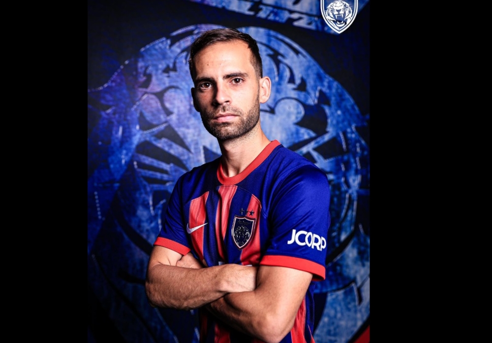Hector Hevel, who qualifies to represent Malaysia through heritage, will wear the number 8 jersey with JDT this upcoming season. — Picture from Facebook/Johor Southern Tigers 