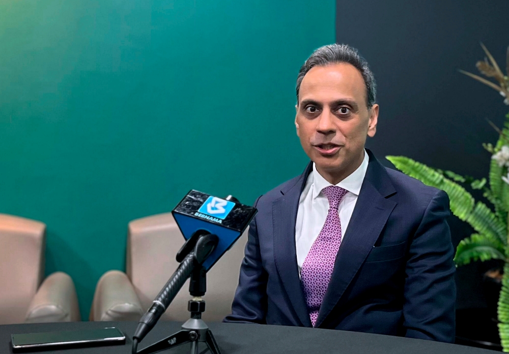 Ajay Sharma said the UK government is keen to strengthen linkages and exchange ideas to increase the value chain in both countries in the semiconductor industry and the manufacture of high-end chips. — Bernama pic