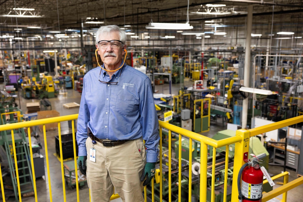 CEO of Independent Can Company Rick Huether poses for a photo in the company’s manufacturing facility in Belcamp, Maryland, June 25, 2025. — AFP pic