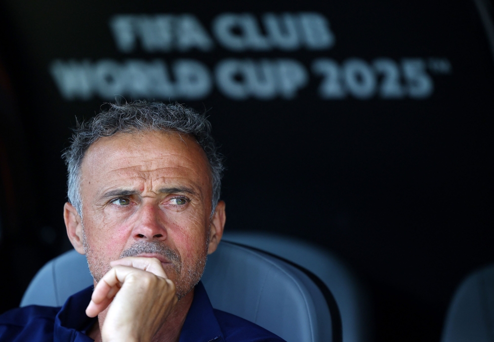 Enrique said he would take a collective approach to neutralising the eight-time Ballon d’Or winner. — Reuters pic