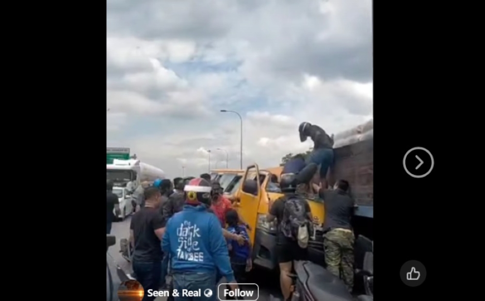 Three students, van driver injured in Johor crash with cement lorry