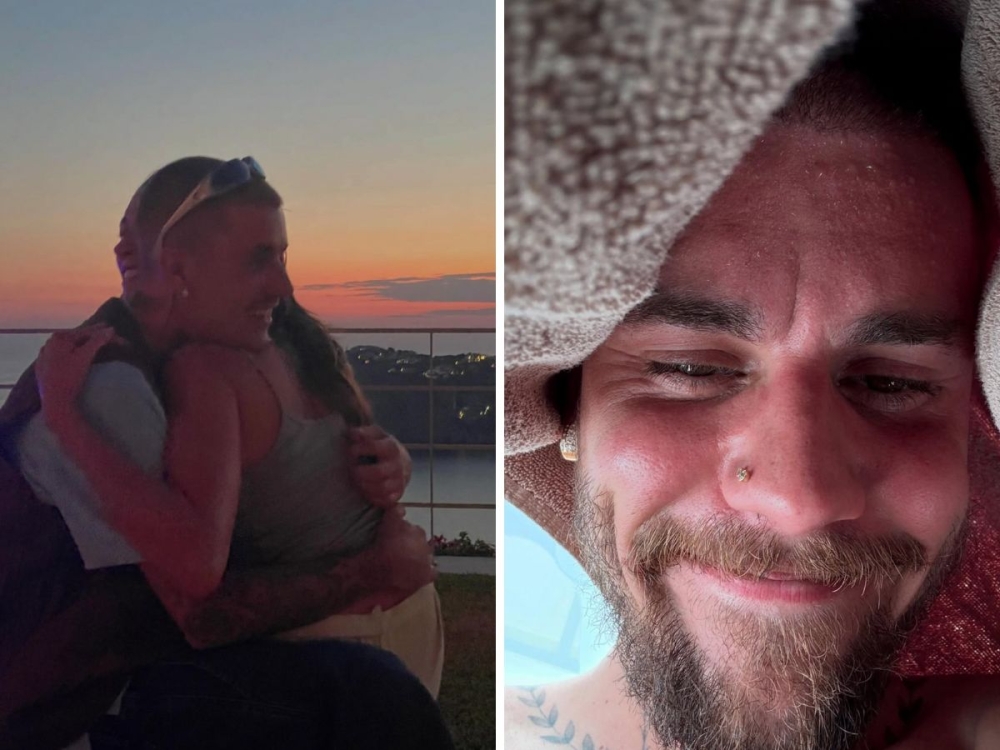 As rumours of marriage trouble and drug use swirl, Justin Bieber shares sweet photos with wife Hailey