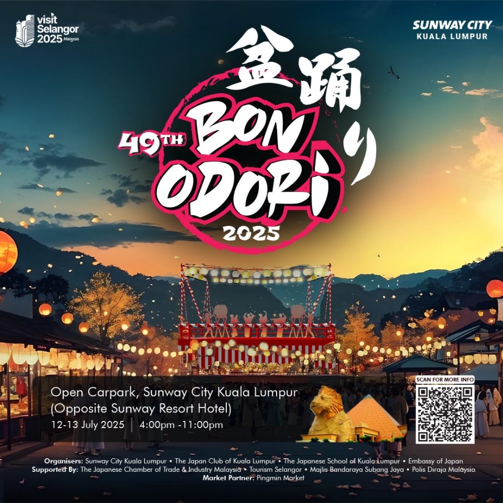 This year's Bon Odori festival will be happening at Sunway City on the 12th and 13th of July. — Picture courtesy of Sunway City