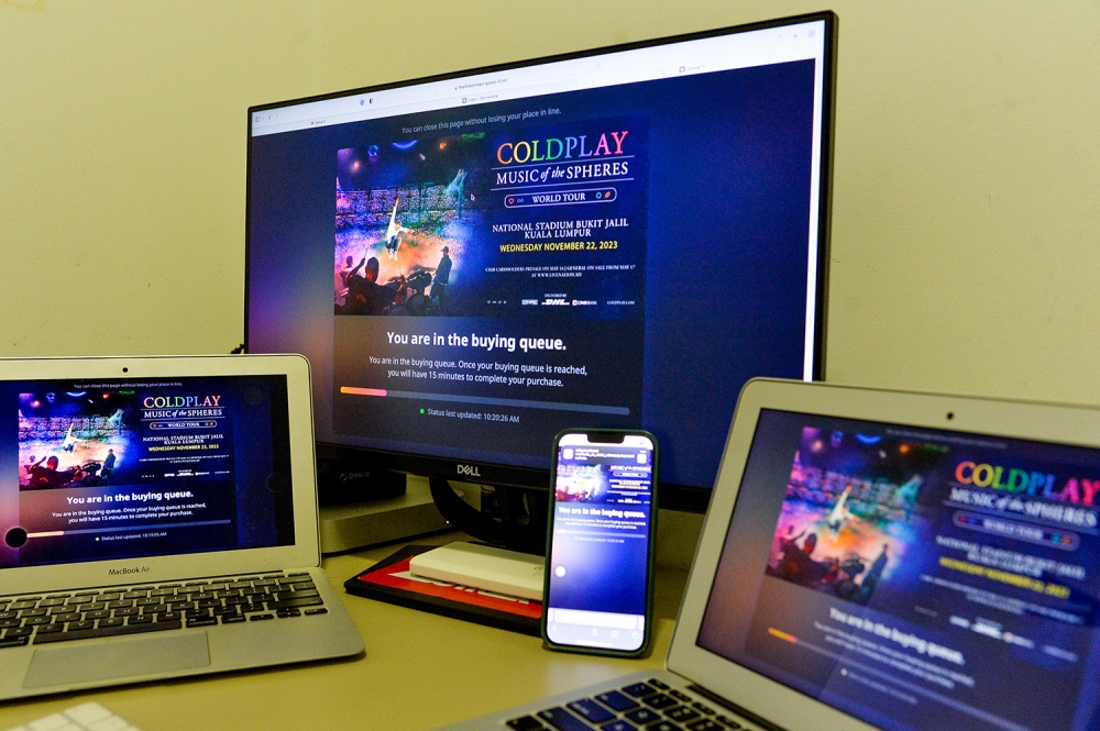 As consumers continue to grapple with purchasing live event tickets on the secondary market at highly inflated prices, the enactment of anti-scalping legislation in Malaysia is much needed now more than ever. — Picture by Miera Zulyana