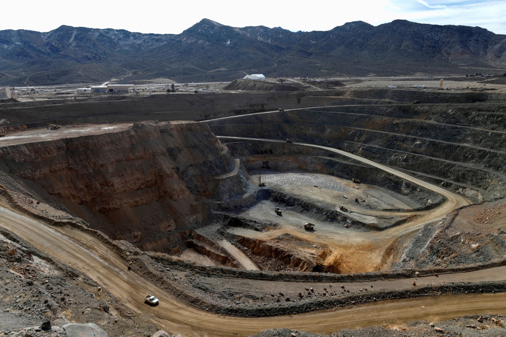 A view of the MP Materials rare earth open-pit mine in Mountain Pass, California January 30, 2020. — Reuters pic  