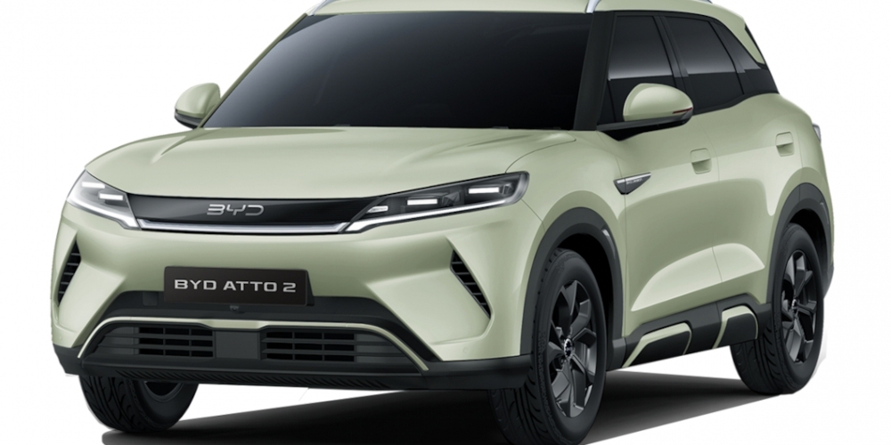 According to BYD Sime Motors, the new compact electric SUV, BYD Atto 2, will be launched in Malaysia on July 24, with a public test drive event to follow. — SoyaCincau pic