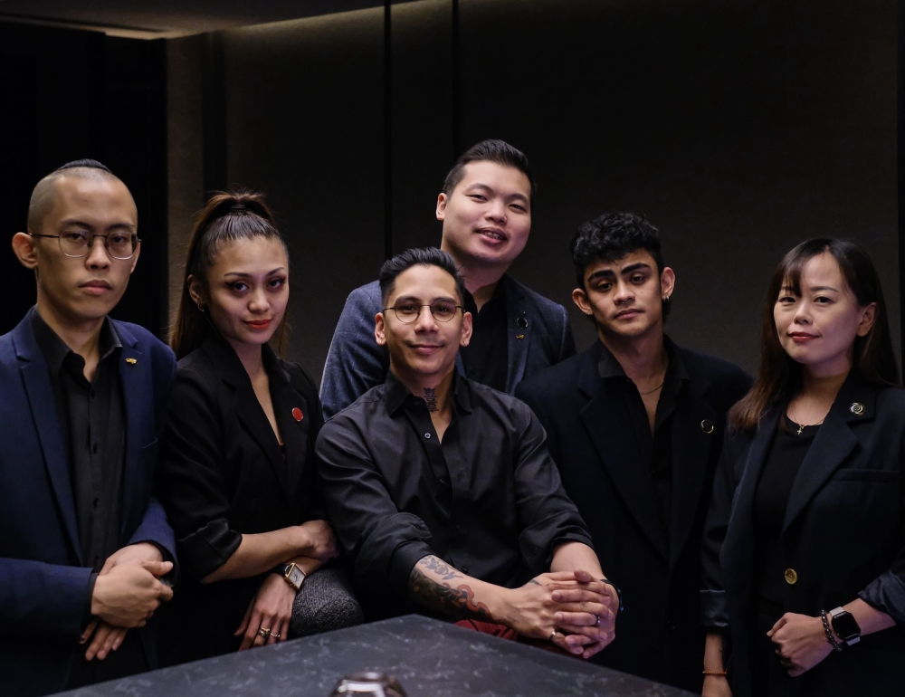 The team behind Penrose, which retained its title as The Best Bar in Malaysia despite slipping to 10th on the list. — Picture courtesy of Penrose