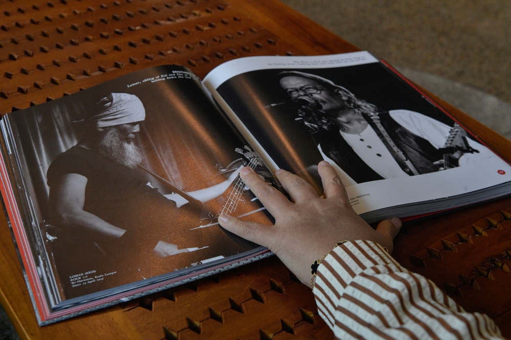 The 240-page book features nearly 300 black-and-white photos of local rock concerts and was conceptualised by prolific film director Dr U-Wei Haji Saari. — Bernama pic 