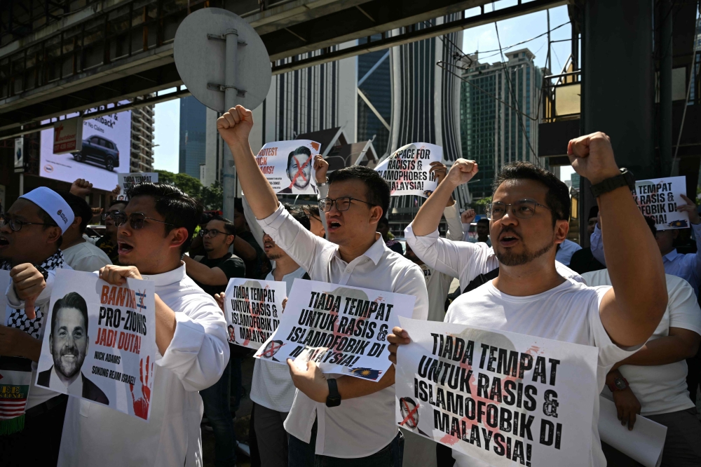 Trump nominated Nick Adams, an outspoken and self-proclaimed 'alpha male' a week ago for the envoy job that commentators said needed a keen grasp of the complexities of the multicultural and Muslim-majority country. — AFP pic
