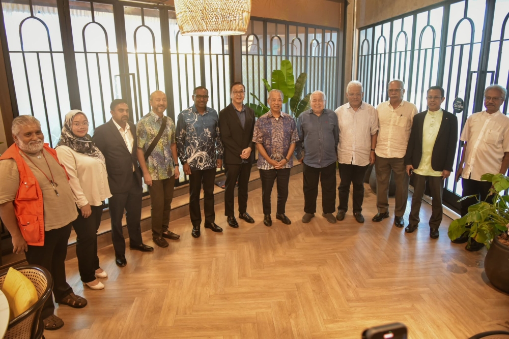 Representatives from Opposition parties met to discuss an alliance. — Picture from Facebook/Muhyiddin Yassin
