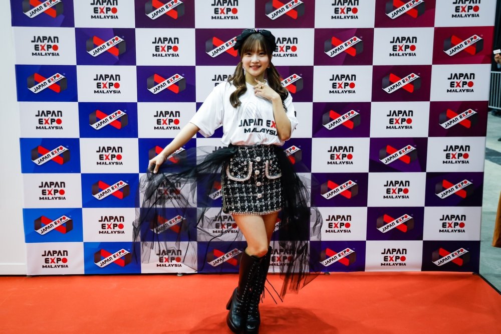J-pop star Manaka Inaba has been performing solo since 2022. — Picture by Firdaus Latif