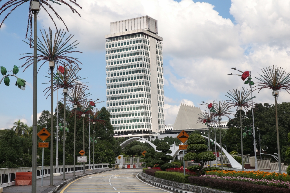 A general view of the Parliament building in Kuala Lumpur November 13, 2024. — Picture by Yusof Mat Isa