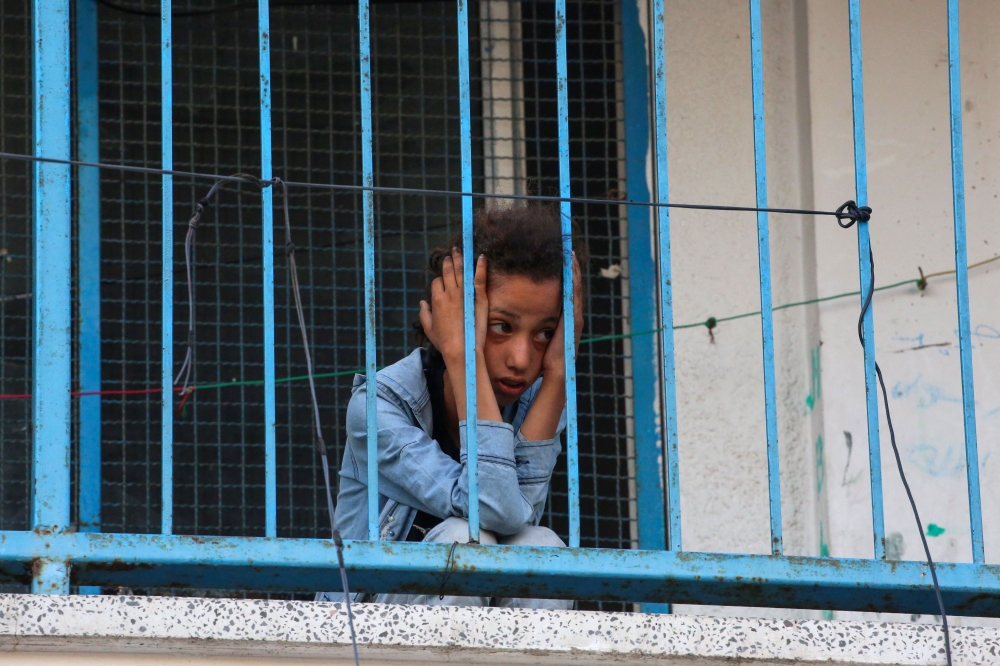 As malnutrition surges in war-torn Gaza, tens of thousands of children and women require urgent treatment, according to the UN, while aid enters the blockaded Palestinian territory at a trickle. — AFP pic