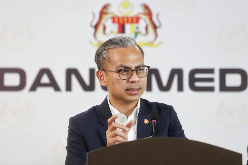 Communications Minister Fahmi Fadzil said the contributions would help fulfil the aims of the initiative, launched yesterday, which seeks to improve the wellbeing of poor and hardcore poor households across the country in areas such as wages, healthcare and education. — Picture by Choo Choy May.