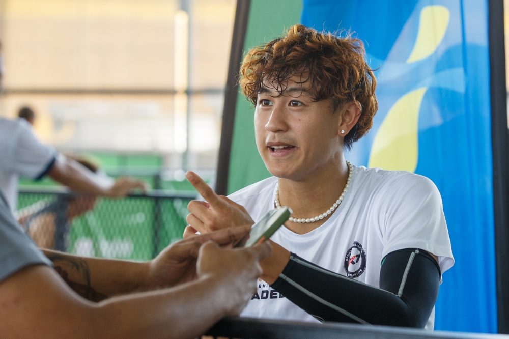 Christian Chin gave up tennis for pickleball. — Picture by Raymond Manuel