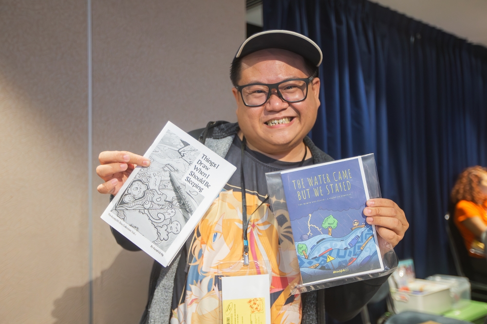 Kendylife, a familiar name in the doodling scene, said that INKSIDE truly captures the essence of a zine fair. — Photo by Raymond Manuel