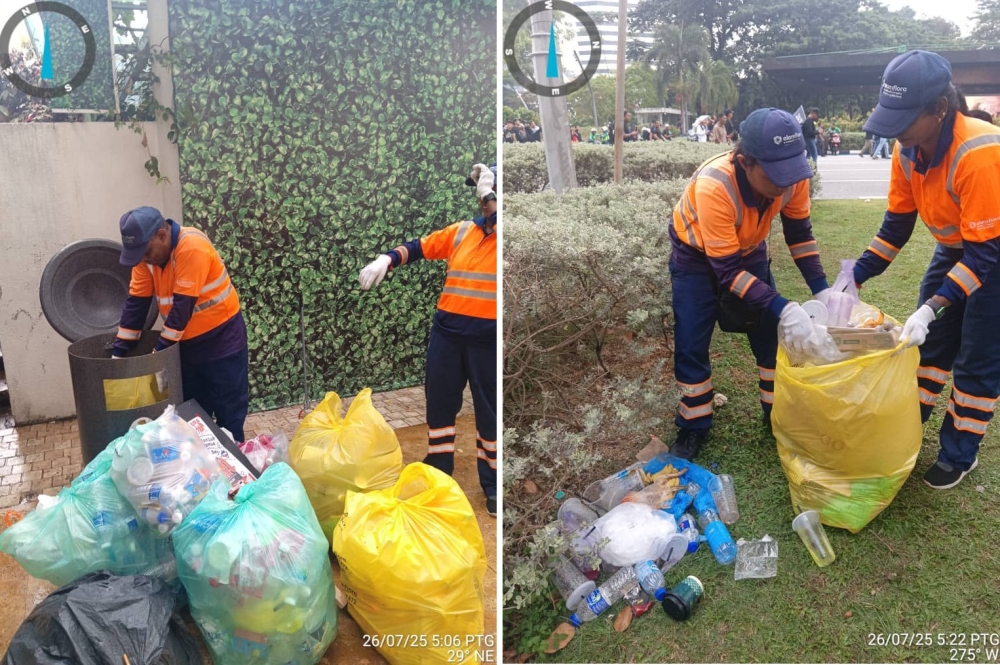 Housing and Local Government Minister Nga Kor Ming stood by his statement that 20 tonnes of rubbish were left scattered following Saturday’s ‘Turun Anwar’ rally. — Picture via X/Nga Kor Ming
