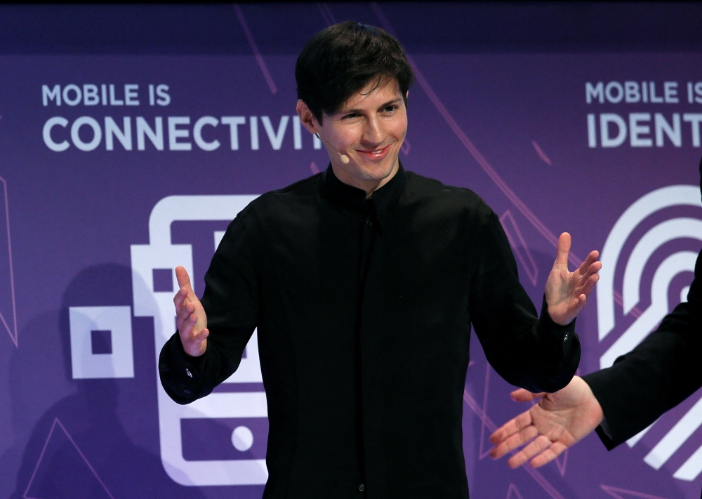 Pavel Durov, 40, was sensationally detained in Paris in 2024 and is under formal investigation by French authorities over illegal content on his popular messaging service. — Reuters pic 