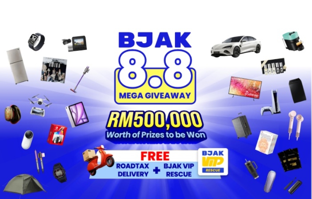 Over RM500,000 in prizes, from home appliances to cash and vouchers. — Picture courtesy of BJAK