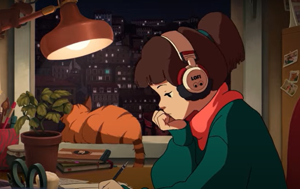 After seven years of hitting the books, Lofi Girl has finally wrapped up her studies. — Screengrab via YouTube