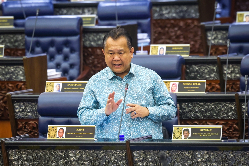 Works Minister Datuk Seri Alexander Nanta Linggi said over 80 per cent of road accidents are caused by driver behaviour, not road conditions. — Bernama pic