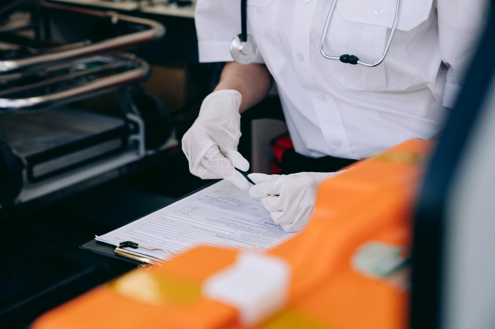 A major private hospital in Thailand was fined 1.2 million baht after its patient documents were found to have been used as snack wrappers for ‘khanom Tokyo’. — Pexels pic