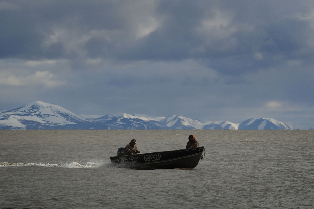 Hunters return from a trip along the coast of the Bering Sea near the climate change affected Yupik Eskimo village of Quinhagak on the Yukon Delta in Alaska on April 12, 2019. Presidents Donald Trump and Vladimir Putin will hold a high-stakes meeting about the Ukraine war on August 15, 2025, in Alaska, which the United States bought from Russia more than 150 years ago. — AFP pic 