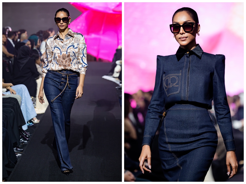 The RR monogram makes quiet appearances as subtle motifs and graphic details, tying each piece back to the brand’s DNA.