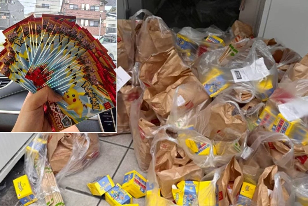 Cards with the ‘little monsters’ are extremely popular among children but also adult superfans and collectors, with billions printed and some selling for millions of dollars. Social media was awash with complaints about long queues at McDonald’s outlets, with unverified pictures of plastic bags full of uneaten burgers and fries. — Picture from X/IGN 