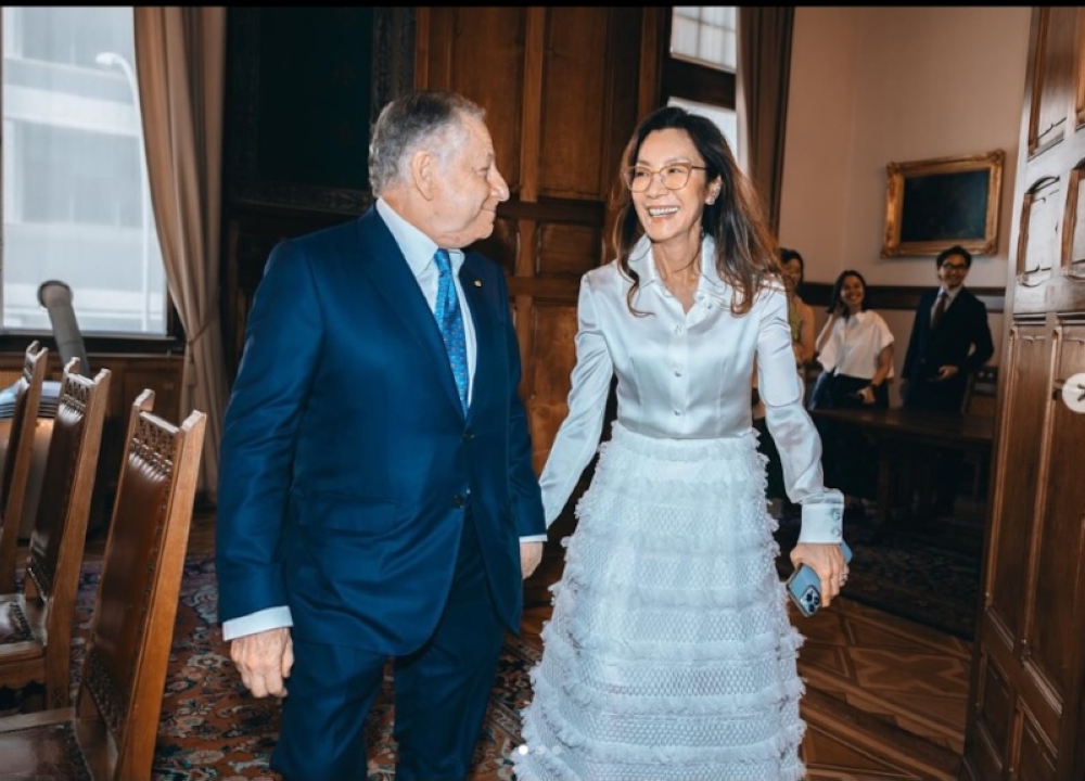 Yeoh says the couple’s secret is treating every day as a celebration, not waiting for special occasions. — Picture from Instagram/michelleyeoh_official