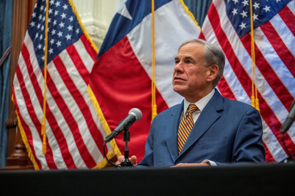 The Texas state senate is expected to green-light the Bill this morning and send it to Governor Greg Abbott for a signature. — Reuters pic