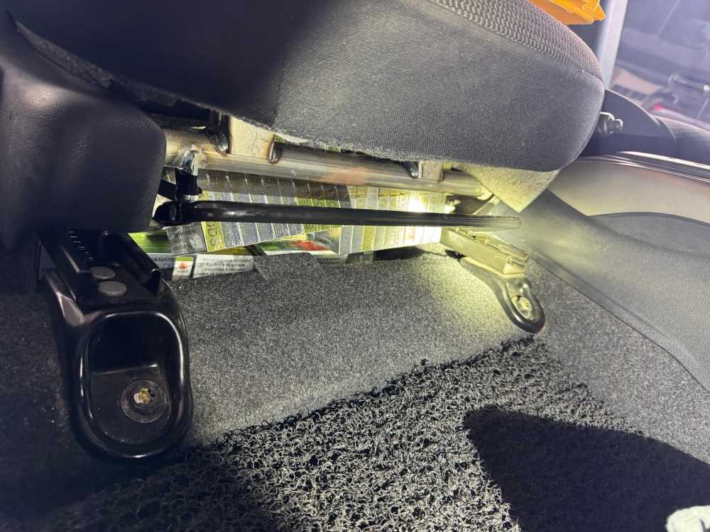 Singapore ICA found vaporisers and contraband goods hidden in various areas of a vehicle entering the country during a detection and deterrence drive between August 18 and 22, 2025. — Picture from Facebook/Immigration & Checkpoints Authority