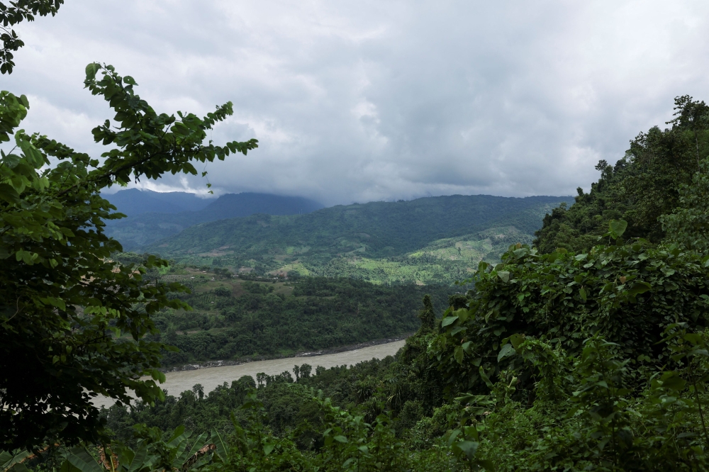 A view shows the Siang river in Parong, Siang district, Arunachal Pradesh, India, August 1, 2025. — Reuters pic