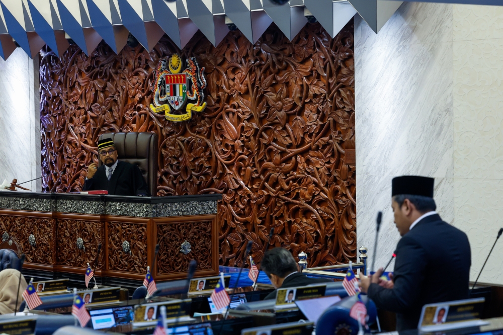 Deputy Dewan Rakyat Speaker Datuk Ramli Mohd Nor during the Dewan Rakyat sitting at Parliament, Kuala Lumpur, Aug 26, 2025. — Bernama pic