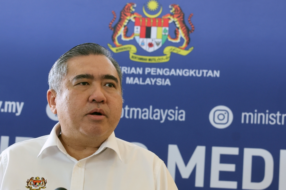 Transport Minister Anthony Loke speaks at the National Month launch and RAC’s 33rd anniversary celebration at the Transport Ministry in Putrajaya on August 26, 2025. — Bernama pic